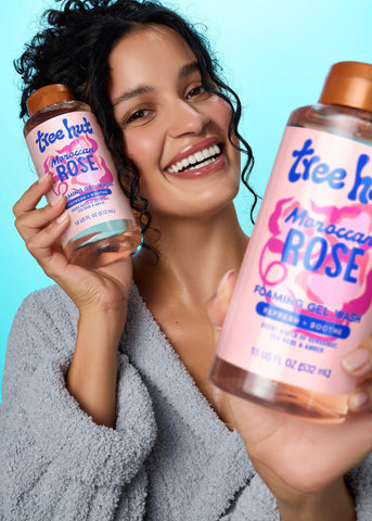 moroccan rose foaming gel wash