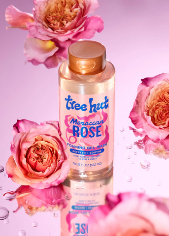 moroccan rose foaming gel wash