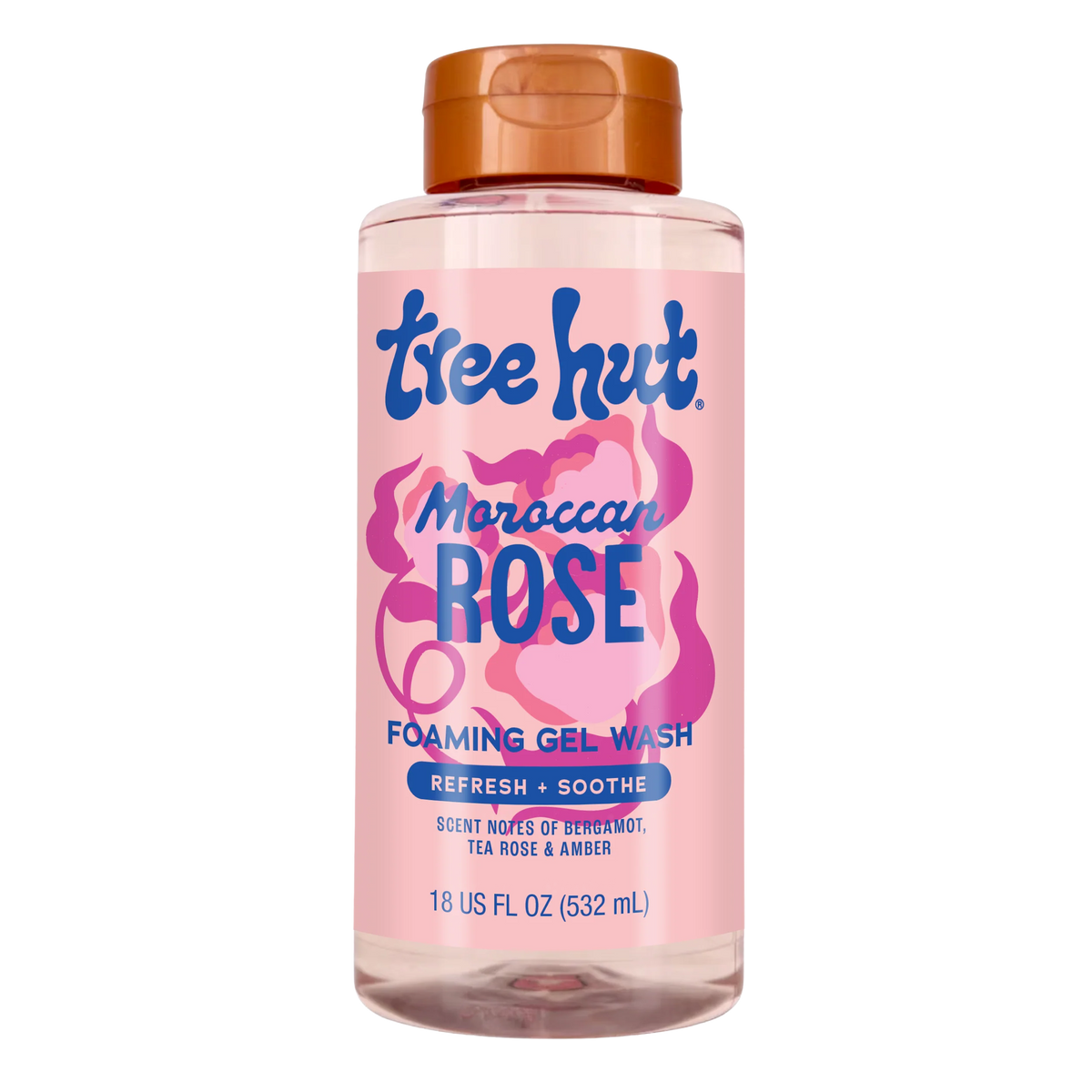 moroccan rose foaming gel wash