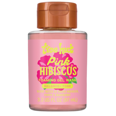 Mini Pink Hibiscus Foaming Gel Wash