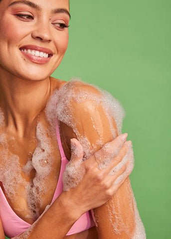 Mini Pink Hibiscus Foaming Gel Wash