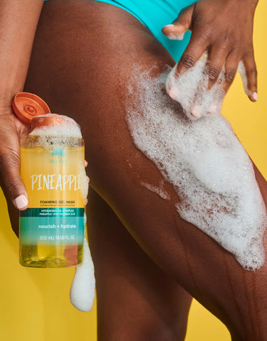 pineapple foaming gel wash