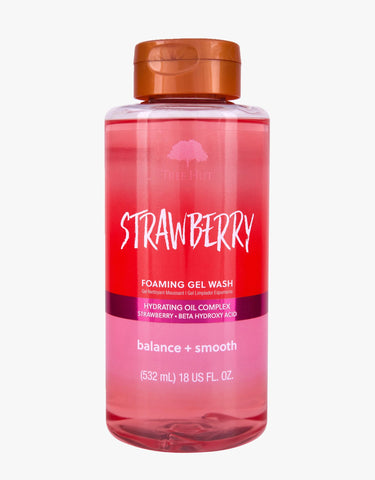 strawberry foaming gel wash